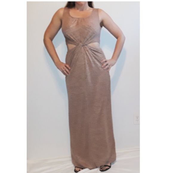 Gianni Bini Long Cut Out Knot Dress - Picture 1 of 8